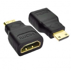 Adaptador Mini HDMI Macho para HDMI fêmea.