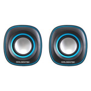 Caixa de Som 6W RMS GT Sound 2.0 Preto/Azul