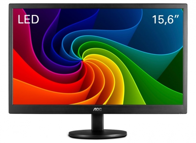 Monitor AOC ou Outras Marcas (Informe-se antes da compra) 18.5” LED HD Widescreen (Semi-novo)!