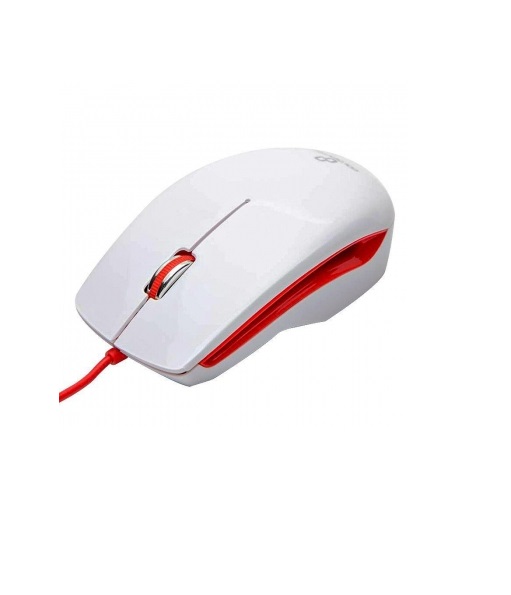 Mouse com Fio USB Colors - Azul - Vermelho - Imagem 2
