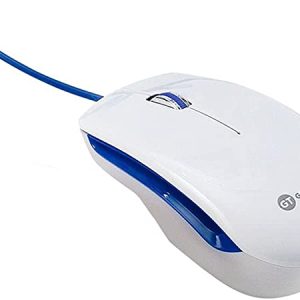 Mouse com Fio USB Colors - Azul - Vermelho