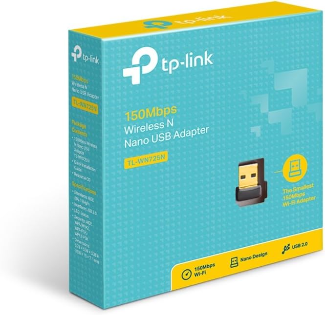 Tp-Link TL-WN725N, Wireless 150Mbps Nano USB Adaptador - Imagem 3