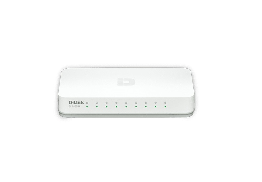 Switch de Escritório D-Link DES-1008C Fast-Ethernet 8 portas