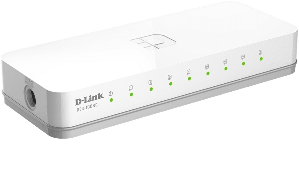 Switch de Escritório D-Link DES-1008C Fast-Ethernet 8 portas - Imagem 3