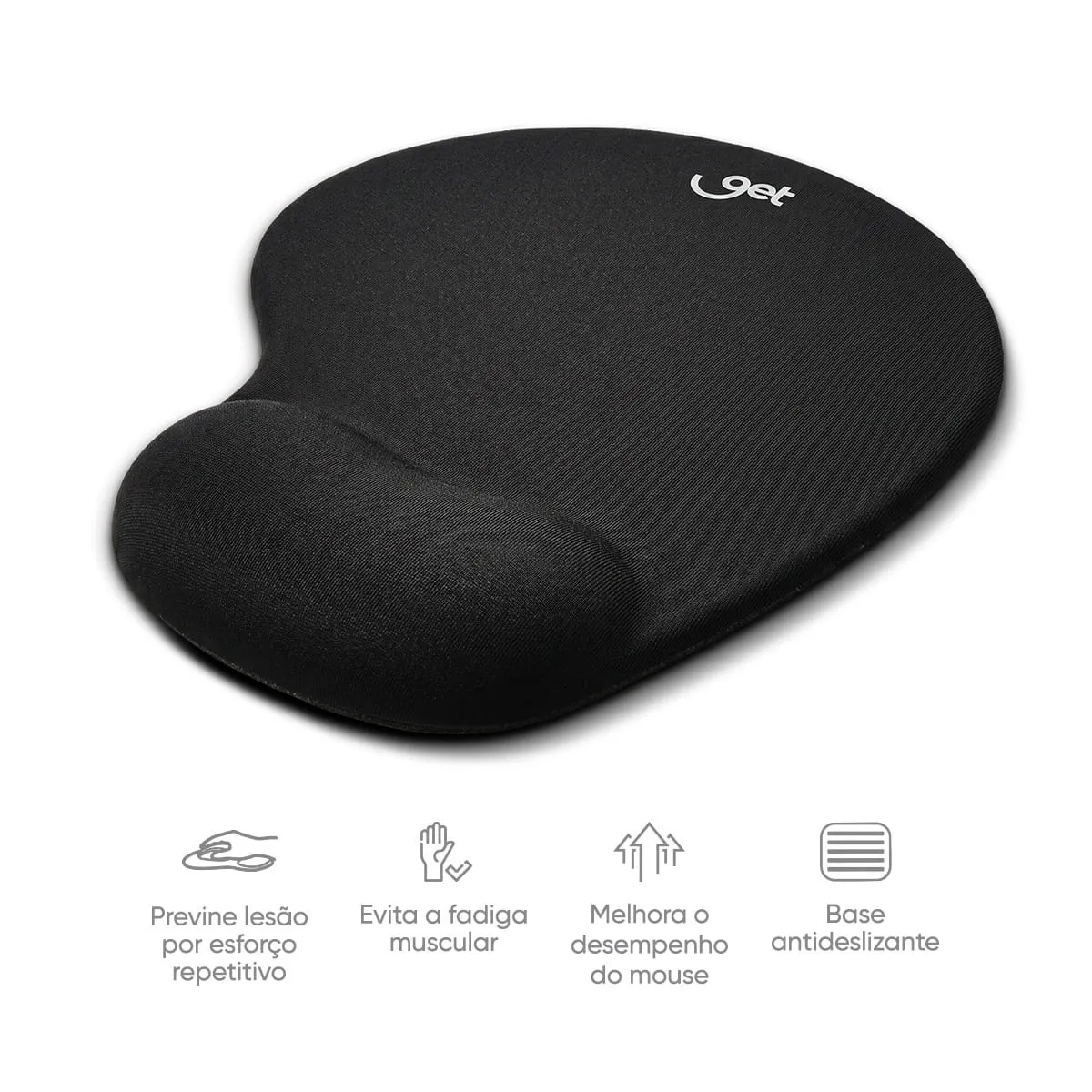 Mousepad Get Comfort Ergonômico com Apoio em Ge - Imagem 2